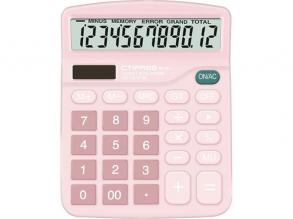 CTIFREE M-28-C PINK rózsaszín számológép, 120x150mm, 12 számjegy, dual power, 2 év garancia