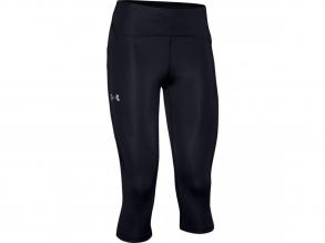 W Ua Fly Fast Speed Capri Under Armour női fekete színű futó melegítő nadrág 3/4-es