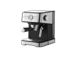 TOO CM-1350-B Eszpresszó kávéfőző tejhabosítóval, nyomásmérővel, 20 bar, 1350W, fekete-rozsdamentes