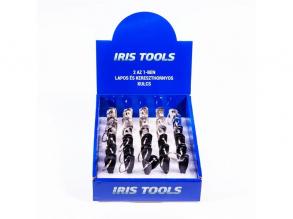 IRIS TOOLS DT-131 3 az 1-ben, lapos és csillagcsavarhúzós kulcstartó