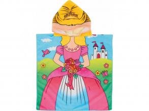 Hercegnős poncho törölköző, 60 x 60 cm