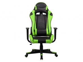 Iris GCH201BE fekete / zöld gamer szék