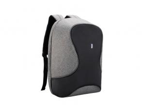 TOO 15,6" lopásbiztos/vízálló/USB portos szürke hátizsák