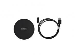 Stansson CH-600-BL univerzális fekete vezeték nélküli gyorstöltő