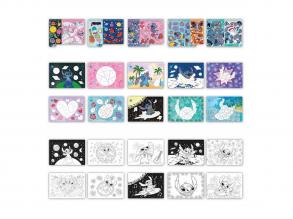 Totum számozott matricás album - Disney Stitch