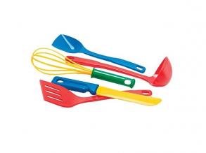 Játék konyhai szett - Főzési kiegészítők - 5 darabos - 19 cm