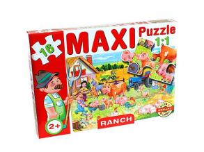 Maxi puzzle Háziállatokkal - D-Toys