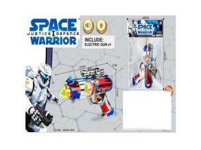 Space Warrior: Elektromos űrpisztoly távcsővel, fénnyel és hanggal 27cm