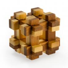Fa bambusz 3D ördöglakat - ház