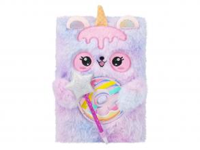 Plüss jegyzetfüzet tollal  medve