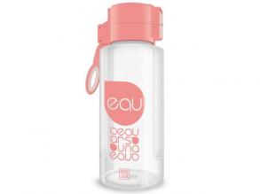 Rózsaszín átlátszó kulacs 650ml