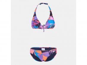 Alv Triangle Bki Af Speedo női narancs/kék mintás színű fürdőruha