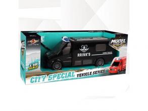 Távirányítós pénzszállító teherautó 20x7x8cm