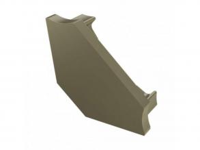 Végzáró CORNER alumínium U profilhoz , teli , INOX , aranybarna