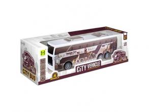 RC Távirányítós City Busz fénnyel 1/32