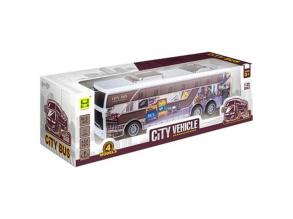 RC Távirányítós City Busz fénnyel 27MHz 1/32