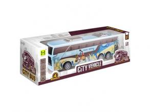 RC Távirányítós Travel Holiday City Busz fénnyel 27MHz 1/32