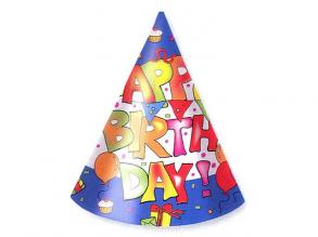 Happy Birthday party kalap 6db