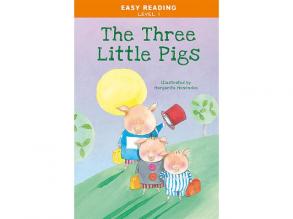 Easy Reading: Level 1 - Three Little Pigs angol nyelvű gyermekkönyv