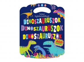 Színes foglalkoztatófüzet dinoszauruszokkal