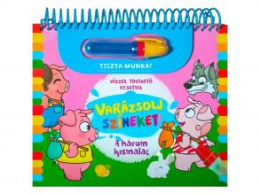 Varázsolj színeket! - A három kismalac foglalkoztató könyv
