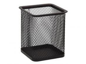 Spirit: Fekete fémhálós asztali írószertartó