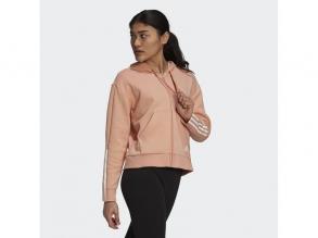 W Dk Fz Hd Adidas női pink színű Core pulóver