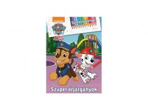 Mancs őrjárat - Szuper őrjárgányok színező könyv