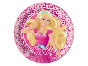 Barbie Fabulous közepes papírtányér 8db 20cm