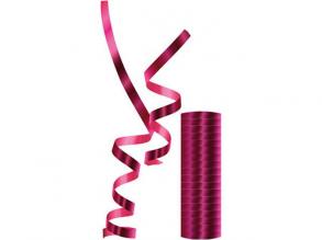 Szerpentin metál lila színben 18db