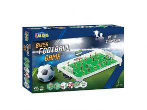 Rugós foci bábukkal és labdákkal