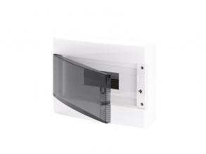 Gewiss PE/N műanyag 1x 12M falonkívüli fehér IP40 átlátszó ajtó 40CD kiselosztó