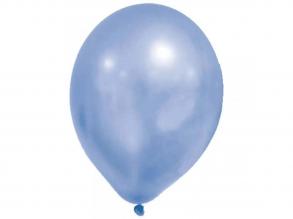 Metallic pasztell kék lufi  8 db-os szett