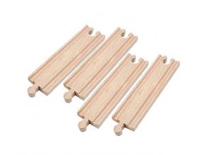 Fa egyenes sín elemek 4db