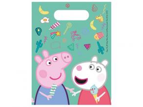 Peppa malac papírtáska szett 6 db-os 23x16cm