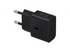 Samsung EP-T2510XBEGEU 25W fekete hálózati töltő + Type-C kábel