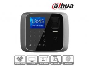 Dahua ASI1212A(V2) 2,4"TFT, RFID(13,56MHz)+kód+ujjlenyomat, RS-485/Wiegand/RJ45, I/O, IP55 bel. Vez