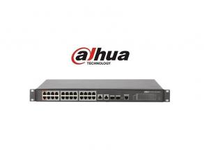 Dahua PFS4226-24ET-360 24x 10/100(HighPoE(1,2)/PoE/PoE+ 360W)+2x gigabit/SFP combo uplink m. PoE sw