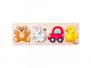 Fa 4db-os baba puzzle - Woodyland