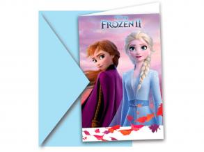 Disney Jégvarázs 2 meghívó szett - 6 db