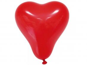 Szív alakú lufik  8 db-os szett, 25 cm