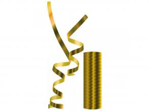 Metál arany színű szerpentin  1 db