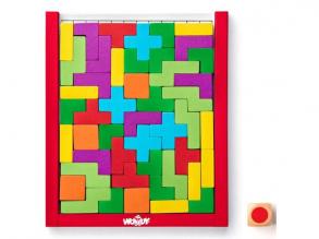 Színes fa tetris kirakó játék - Woodyland