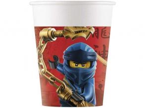 Lego Ninjago: Papírpohár, 200 ml - 8 db