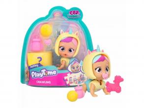 Cry Babies Playtime - Ashley mászó könnyes baba kiegészítőkkel