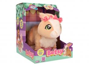 Club Petz Betsy nyuszi, interaktív plüssállat, 23 cm