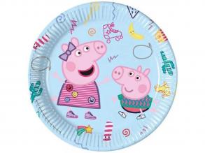 Peppa malac papírtányér 8db-os szett 23cm