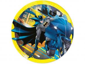 Batman sárga-fekete papírtányér 8db-os szett