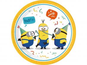 Minyonos parti papírtányér 8db-os szett