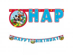 Mickey egér szülinapi party banner 200cm
